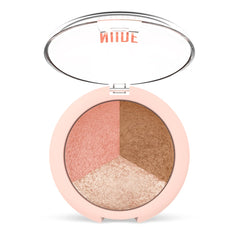 Nude Look Baked Trio Face Powder - Golden Rose BiH