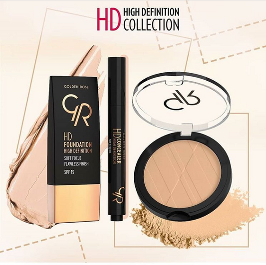 HD kolekcija – HD Foundation, HD Concealer, HD Powder