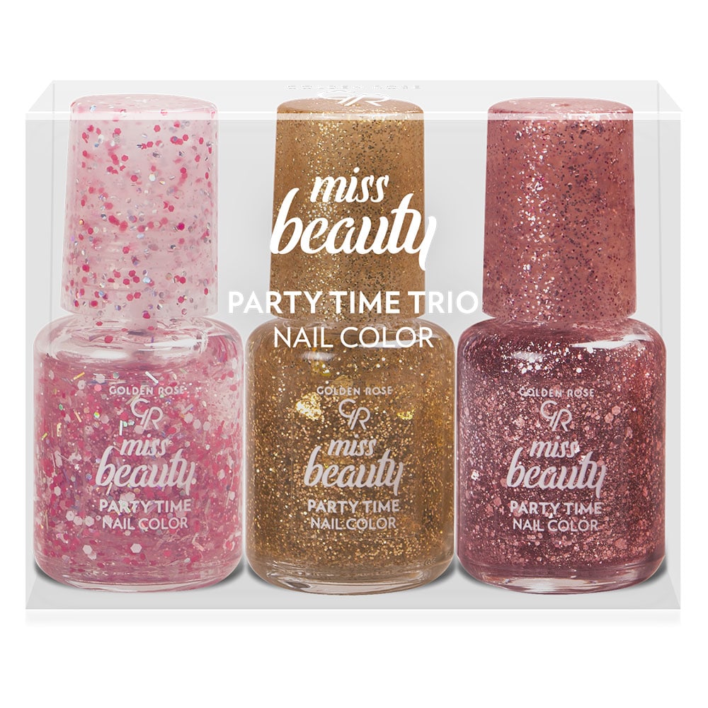 Miss Beauty Party Time Trio Nail Color